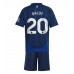 Maillot de foot Manchester United Diogo Dalot #20 Extérieur vêtements enfant 2024-25 Manches Courtes (+ pantalon court)